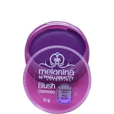 Imagem de Phállebeauty Melanina - Blush Cremoso Bochechas e Lábios Pele Negra 10g-Unissex