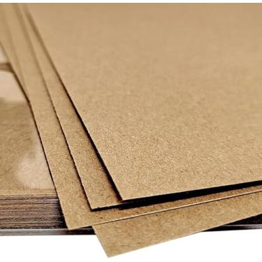 Imagem de Papel Kraft A3, 100 Gramas, 50 Folhas papel pardo papel marrom papel kraft para dobraduras, caixas e artesanatos em geral