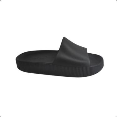 Imagem de Chinelo Nuvem Feminino Slide Poofy Confortavel Usaflex AG0501, 37, Pre