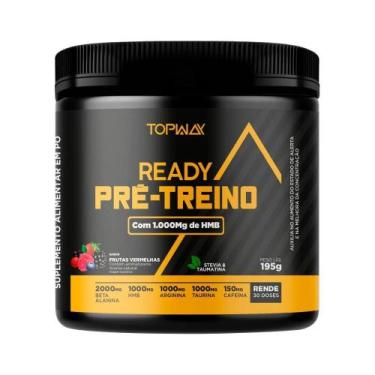Imagem de Pre treino topway ready com cafeina e frutas vermelhas 195g