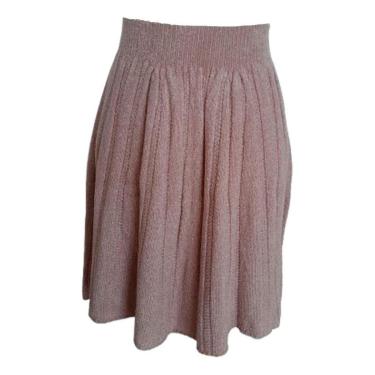 Imagem de Saia Evangélica Plus Size Midi Gode Tricot Mousse Premium Gg-Feminino