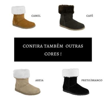 Imagem de Bota forrada com Lã de Carneiro. Toda em Couro Legítimo. (Mod.Neve) - 