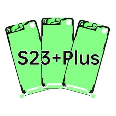 Imagem de BESJMYT 3 peças de fita adesiva de vedação de tela à prova d'água para Samsung Galaxy S23 Plus à prova d'água adesivo de vedação para Samsung s23 Plus SM-S916U SM-S916U1