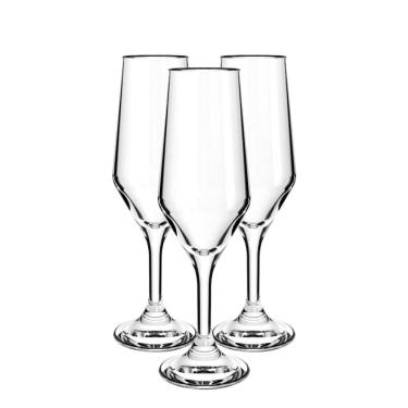 Imagem de Taça para Champagne Bistrô Flute 185ml 3 Unidades
