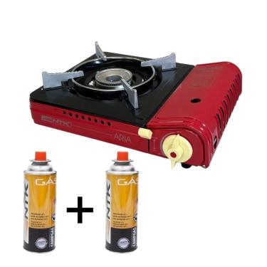 Imagem de Fogareiro Portátil Aria Camping Praia e Lazer com 2 Campgás