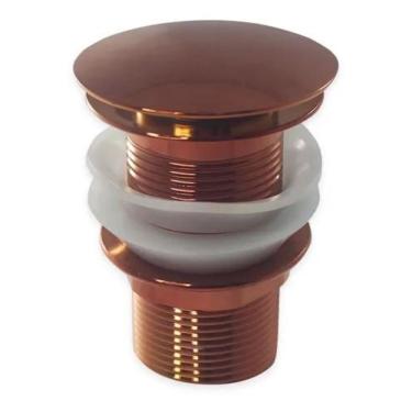 Imagem de Valvula click rose 1 1/4 ralo pia cuba inteligente inox