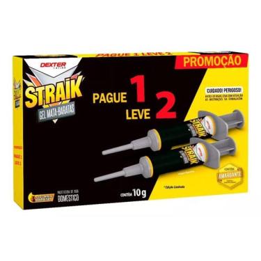 Imagem de Gel Mata Baratas Straik 10g Compre 1 Leve 2 - Dexter