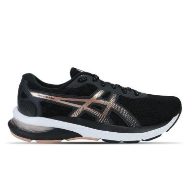 Imagem de Tênis Asics Gel Shogun 6 Feminino Preto Ouro Rosado