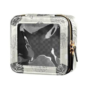 Imagem de Fitrendlovey Bolsa organizadora de maquiagem com grande claraboia e zíper estojo cosmético portátil para cuidados com a pele e itens essenciais de viagem, T8, one size