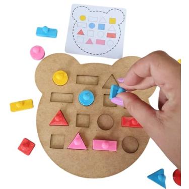 Imagem de Ursinho de Encaixe – Formas e Cores para o Desenvolvimento Infantil