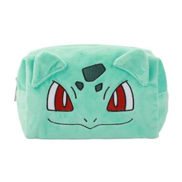 Imagem de Bioworld Bolsa de higiene cosmética Pokémon Bulbasaur verde, 20 cm