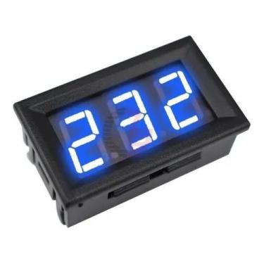 Imagem de Medidor Tensão Voltimetro Ac Digital Led 110 220 Até 500 Volts Painel 