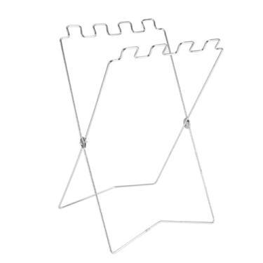 Imagem de Suporte de Sacola de Lixo, Suporte Portátil de Bolsa de Folhas de Papel Com Aço Inoxidável de Lixo de Lixo de Lixo de Aço Inoxidável para Piquenique para Churrasco de (Prata)