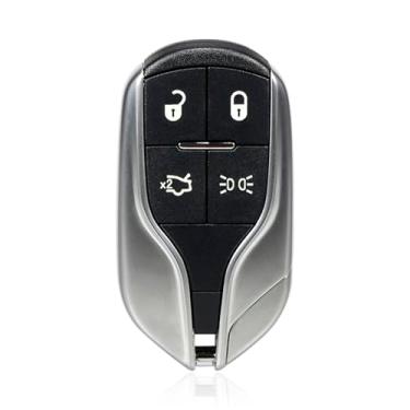 Imagem de Kilessgo Substituição para Maserati Ghibli Quattroporte Levante 2016 2017 2018 2019 2020 Key Fob M3N-7393490 433MHz 4 botões
