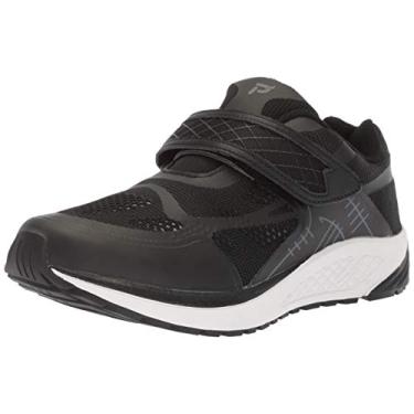 Imagem de Propet Tênis esportivo feminino Propet One Strap, Preto/cinza escuro, 13