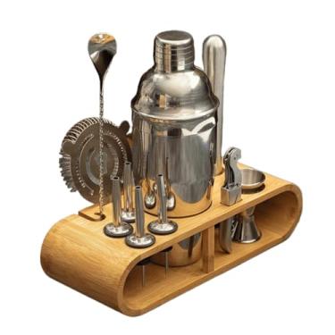 Imagem de Conjunto de 12 PeçAs De Coqueteleira eBarman em AçO InoxidáVel Para Bebidas de Barman