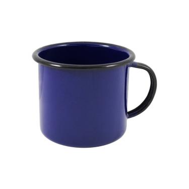 Imagem de Caneca Grande Esmaltada Azul 370 Ml Ewel
