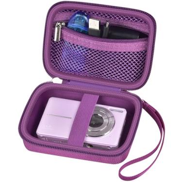 Imagem de ALKOO Capa Compatível Com Câmera Digital Vahoiald Fhd 1080P/Para Camkory Point And Shoot/Para Kodak Pixpro Fz45-Bk 16Mp Vlogging/Para Iweukjlo/Para Nsoela, Suporte Para Cartão Sd E Muito Mais (Roxo