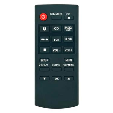 Imagem de Controle remoto substituído ROLLGAN N2QAYB000949 adequado para sistema de áudio Panasonic SC-HC39 SA-HC39 SC-HC39DB SC-HC19 SC-HC29 SCHC39