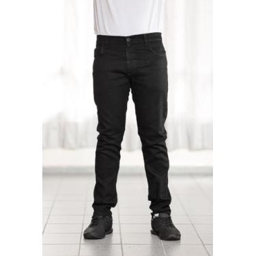 Imagem de Calça jeans masculina preta - wk, 46