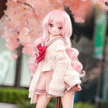 Imagem de Mozu Coral 1/3 Female Seamless Anime Action Figures Full Silicone Material, JYdoll 65cm Flexible Female Figure Dolls for Cosplay/Photography/Arts (Wig)