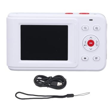 Imagem de Câmera digital 72mp 2.5k Vídeo Dual Câmera Compact 16x Câmera de selfie automática Zoom para reuniões de viagens Graduação (Branco)