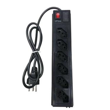 Imagem de Filtro De Linha Com Protetor De Tensão Pe 6 Tomadas Com Fio