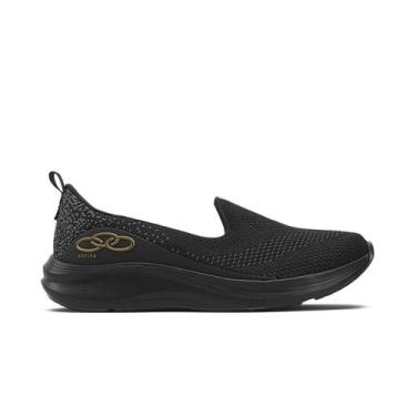 Imagem de Tenis Feminino Olympikus Sem Cadarço Safira Preto Lançamento Original,