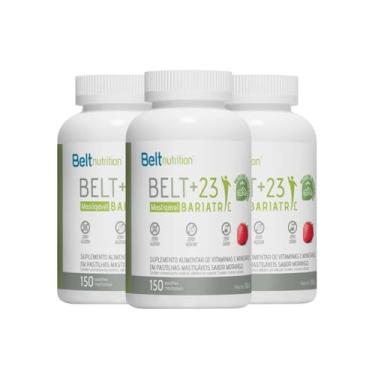 Imagem de Combo 3 Unidades Belt +23 Bariatric 150 Pastilhas - Morango