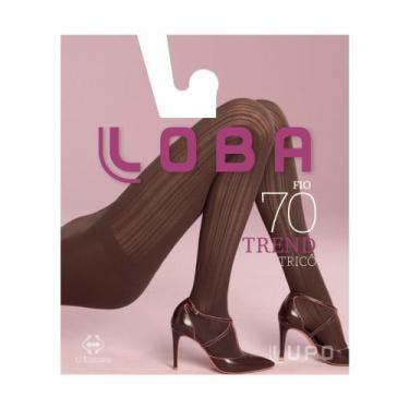 Imagem de Meia Calça Trend Tricô Fio 70 Feminina Loba Lupo 5821-001, Preto, M