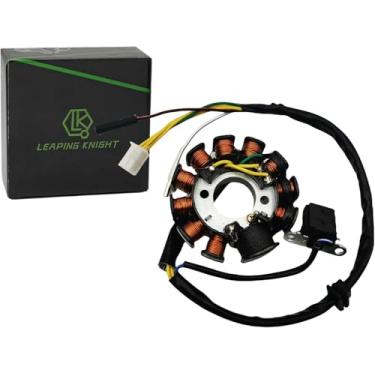 Imagem de LK LEAPING KNIGHT Substituição do estator magnético de 11 polos/bobinas para GY6 motor 125cc 150cc scooter chinês ATV Quad 4 Wheeler Go Kart