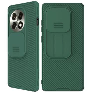 Imagem de WVOZWWO Capa para OnePlus 13, Nillkkin One Plus 13 5G com capa protetora para câmera deslizante rígida PC e TPU capa protetora robusta fina para OnePlus 13 5G (OP 13 verde)