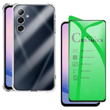 Imagem de Kit Capa Capinha Case + Película De Cerâmica Anti Impacto Para Samsung Galaxy A25