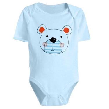 Imagem de Body Bebê Manga Curta Estampado Enxoval 100 Algodão - Koala Baby, Azul