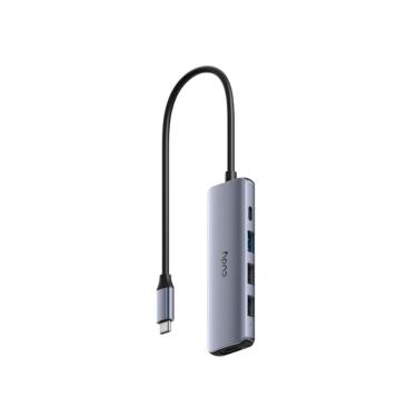 Imagem de Hub USB-C Cudy UH405 5 Em 1 USB HDMI 4K PD 100W USB-A Até 5Gbps - UH405 V1.0