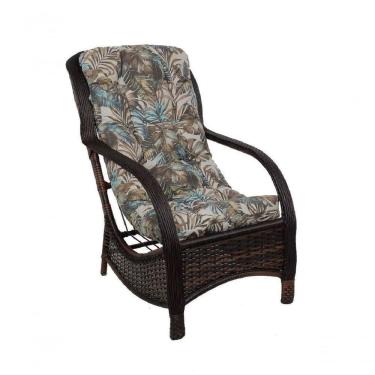 Imagem de Almofada Confortável Impermeável P/ Poltrona Cadeira Banco Maranta Bege