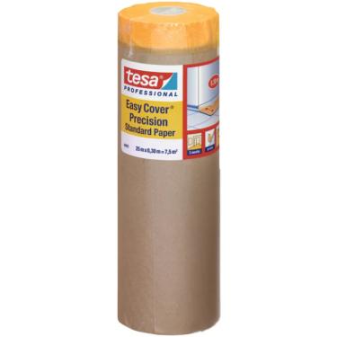 Imagem de Proteção Pintura Tesa Easy Cover Salva Rodapé 25m X 30cm Fita Papel