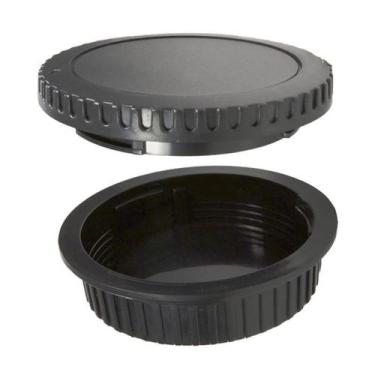 Imagem de Kit com tampas de proteção (traseira da lente + corpo da câmera) para 