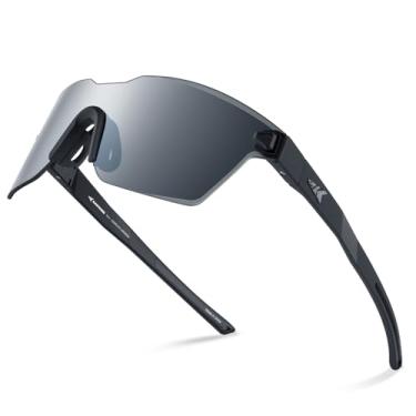 Imagem de KastKing Óculos De Sol Polarizados Para Pesca Tarkio, Lentes Grandes De Policarbonato, Design Envolvente Sem Aro, Óculos De Sol Esportivos Com Proteção Uv400