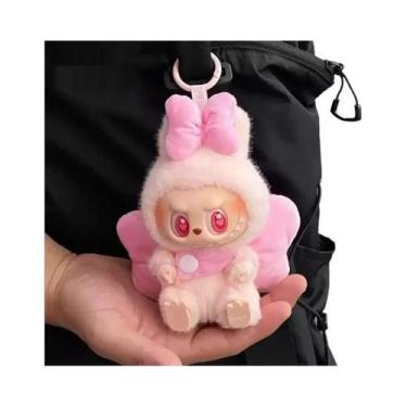 Imagem de 17cm Linda Mini Boneca Esmaltada Labubu Laço Grande Casual Princesa Pe