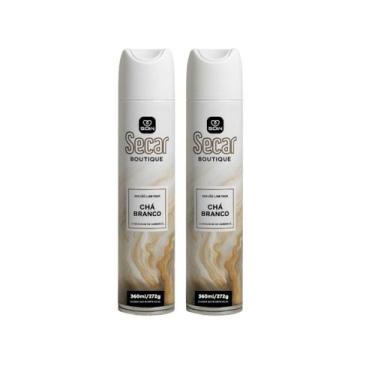 Imagem de Kit 2 Odorizadores de Ambientes Boutique 360ml Secar - Chá Branco