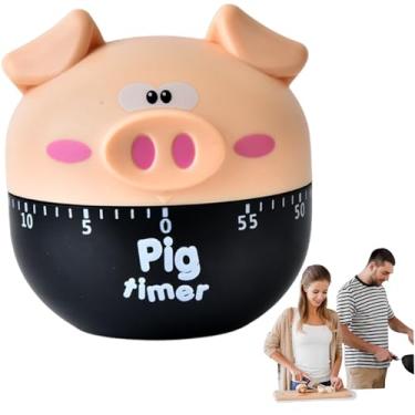 Imagem de Cronômetro mecânico manual de 60 minutos de 60 minutos para cozinhar e ferver ovos
