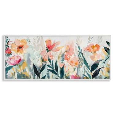 Imagem de Stupell Industries Design de arte giclée emoldurado branco Flower Garden Whispers por Elara Yasna, 33 x 30