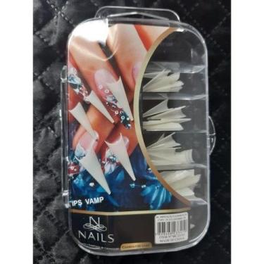 Imagem de Tips Vamp Natural cx100und Nails - NoBrand