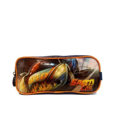 Imagem de Estojo Simples Escolar Infantil Speed Car GOT30I002 - Gosuper, Laranja