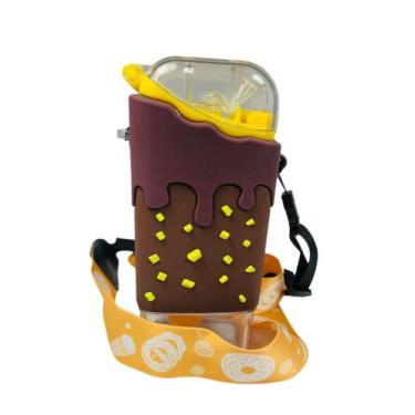 Imagem de Garrafa De Água Cantil Da Kawaii Volta as Aulas Escolar creche Infanti