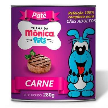 Imagem de Ração úmida pet turma da monica pate lata cães carne 280gr - TURMA DA 