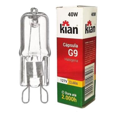 Imagem de Lâmpada Halogena Halopin 40W 127V Clara G9 - KIAN, 110V