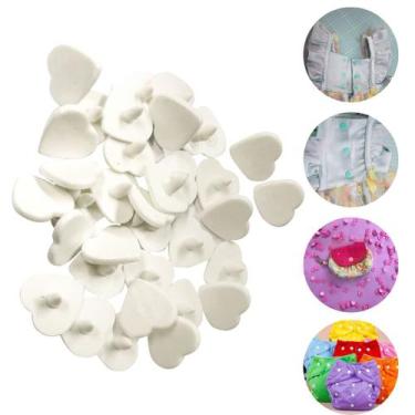 Imagem de Botão de Pressão Plastico de Coração Ritas 10mm Pacote com 50 Jogos de