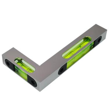 Imagem de Nível retangular de alta precisão em forma de L, 7 caracteres doméstico forte bolha dupla wate, Es gibt 2 Spezifikationen zur Auswahl (160 mm)